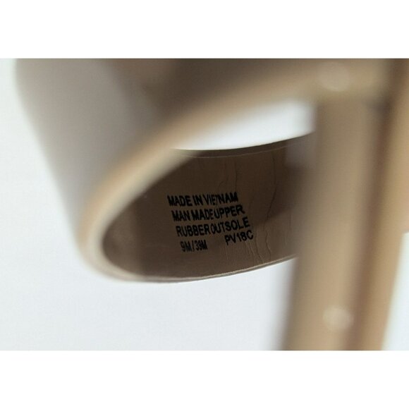 Michael Kors Kaylee Mid Heel Patent Strappy Nude Women Size 9 - Picture 10 of 12